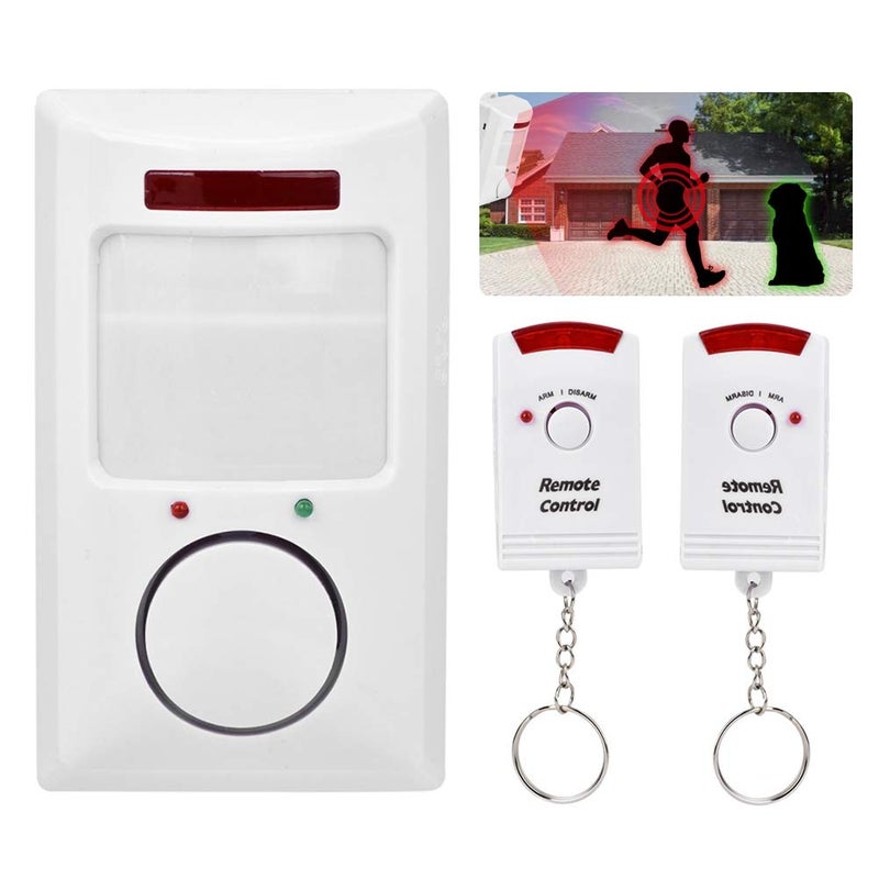 Wendry Alarm System, Alarm Sound of 105dB, 30m Long Distance for Alarm System Infrared Motion Sensor Detector Wall Alert Home Security - Image 2